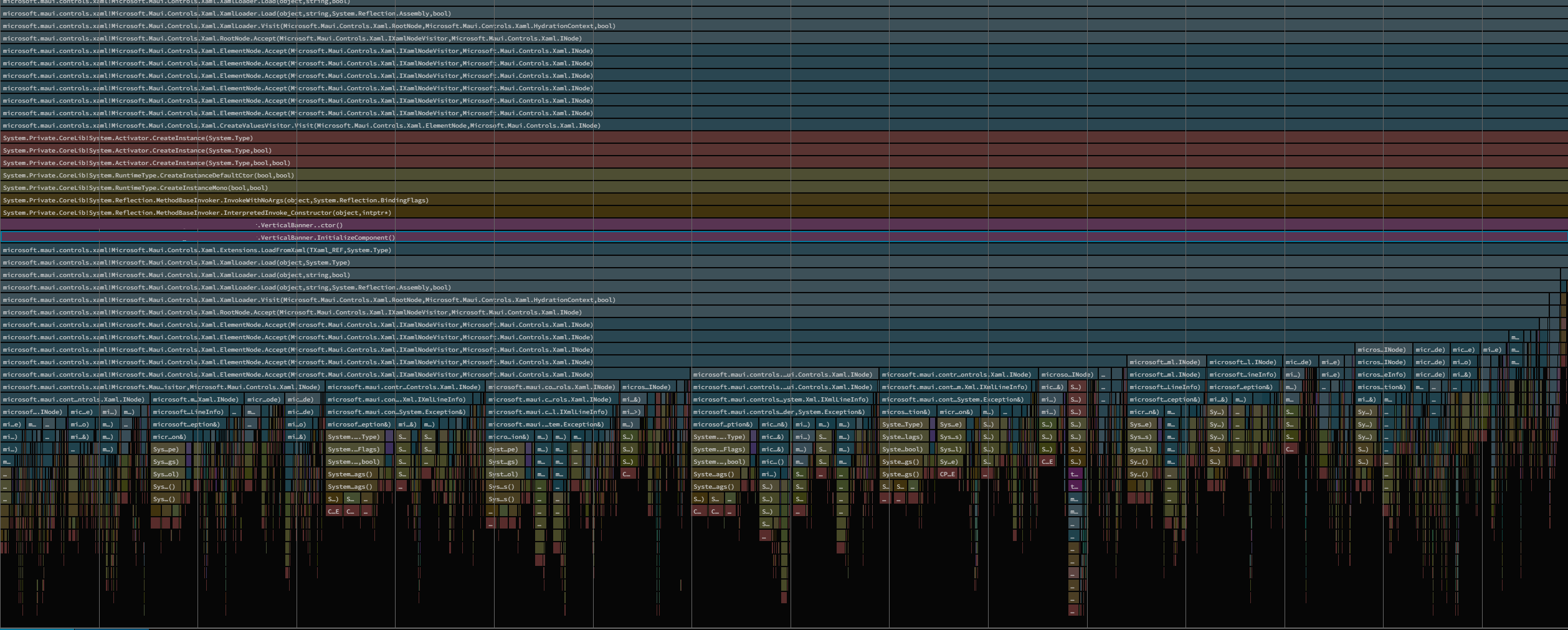 .NET MAUI: painfully slow debugging resolved with speedscope